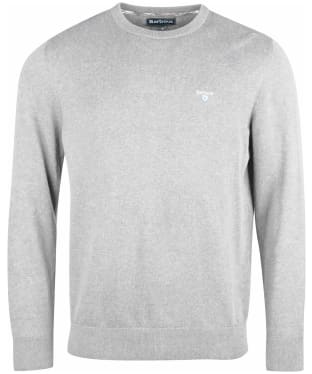 Men's Barbour Organic Crew Sweater - Grey Marl