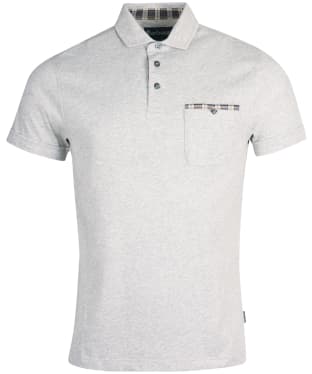 Men’s Barbour Corpatch Polo Shirt - Grey Marl / Stone