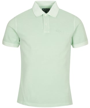 Men's Barbour Washed Sports Polo Shirt - Dusty Mint