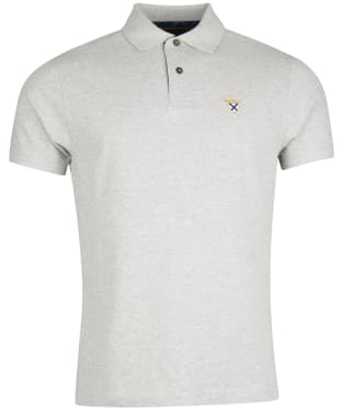 Men's Barbour Society Polo Shirt - Grey Marl