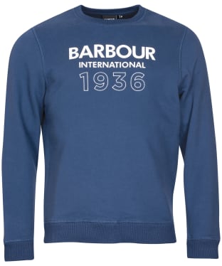 Men's Barbour International Charge Sweater - Insignia Blue