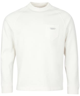 Men's Barbour Astern Crew Sweatshirt - Whisper White