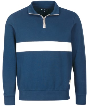 Men's Barbour Davey Half Zip - Navy
