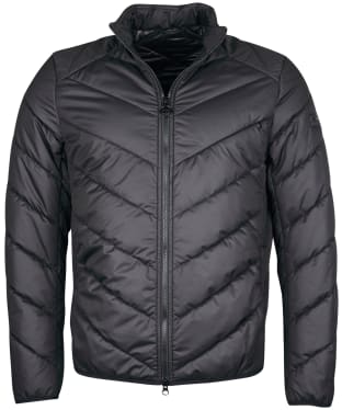 Men's Barbour International Moor Quilted Jacket - Black