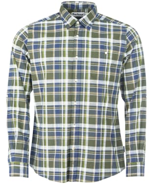Men's Barbour Wearside Tailored Shirt - Olive
