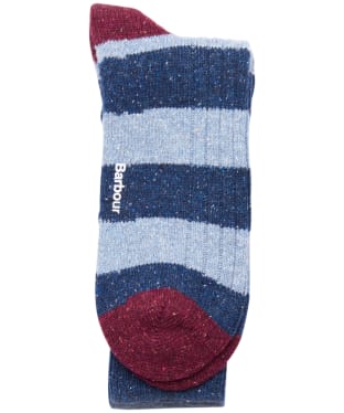 Men’s Barbour Houghton Stripe Socks - Summer Navy