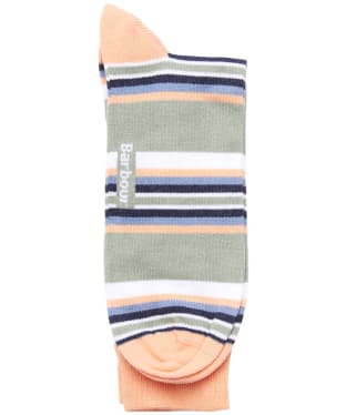 Men's Barbour Summer Stripe Socks - 2 Pack - Blue