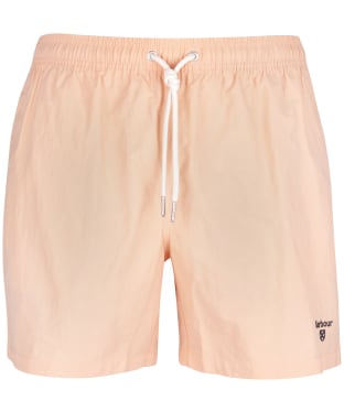 Men's Barbour Essential Logo 5” Swim Shorts - Coral Sands