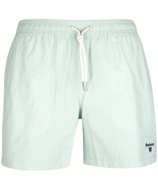 Men's Barbour Essential Logo 5” Swim Shorts - Dusty Mint