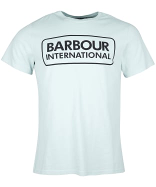 Men's Barbour International Essential Large Logo T-Shirt - Pastel Spruce