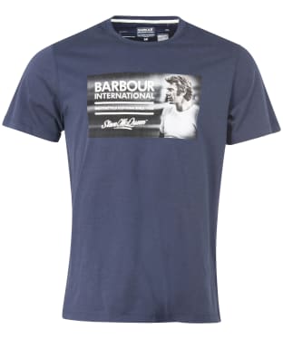 Men's Barbour International Steve McQueen Legend Tee - Navy
