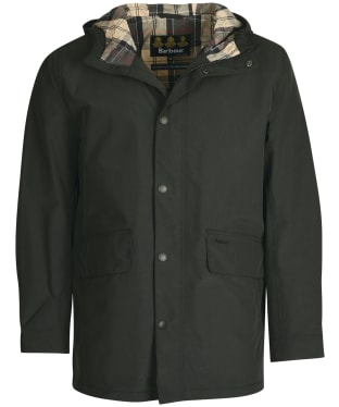 Men's Barbour Summer City Parka Waterproof Jacket - Black / Dress