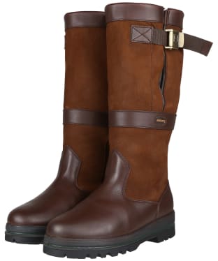 Dubarry Duncannon Adjustable Leather Boots - Walnut