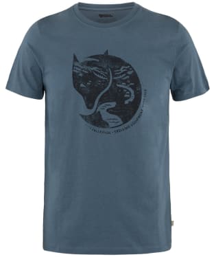 Men's Fjallraven Arctic Fox T-Shirt - Indigo Blue