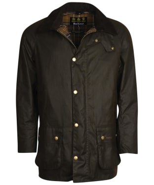 Men's Barbour Beausby Waxed Jacket - Olive