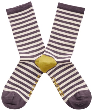 Women’s Seasalt Sailor Socks - Weatherboard Lavender