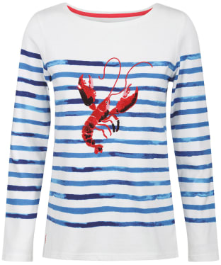 Women’s Joules Harbour Luxe Top - Lobster Stripe