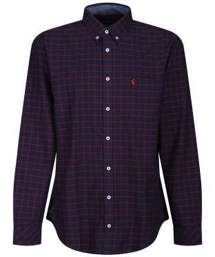 Men’s Joules Welford Classic Shirt - Navy / Red Check