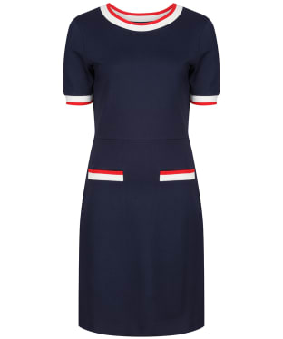 Women’s GANT Stripe Detail Jersey Dress - Evening Blue
