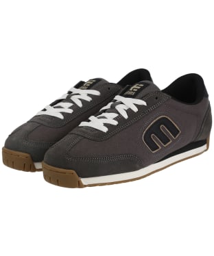 Men's Etnies Lo-Cut II LS Suede Skate Shoes - Grey / Black / Gum