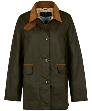 Women’s Barbour Marley Waxed Jacket - Olive