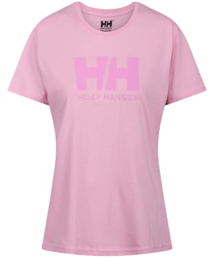 Women’s Helly Hansen Logo Organic Cotton Short Sleeved T-Shirt - Pink Sorbet