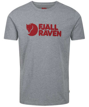 Men’s Fjallraven Logo T-Shirt - Grey Melange