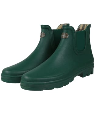 Women’s Le Chameau Iris Chelsea Jersey Lined Wellington Boots - Vert Fonce