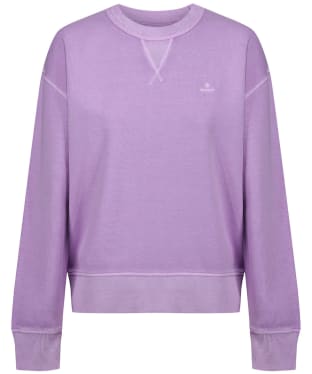 Women’s GANT Sunfaded Crew Neck Sweater - Crocus Purple