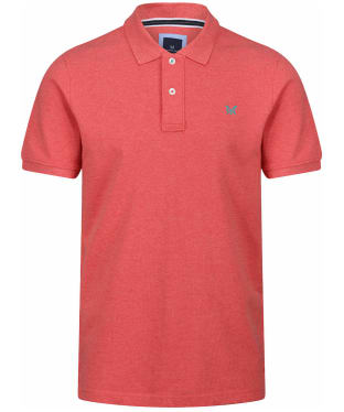 Men’s Crew Clothing Classic Pique Polo Shirt - Deep Coral