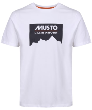 Men’s Musto Land Rover Organic Cotton T-Shirt - White