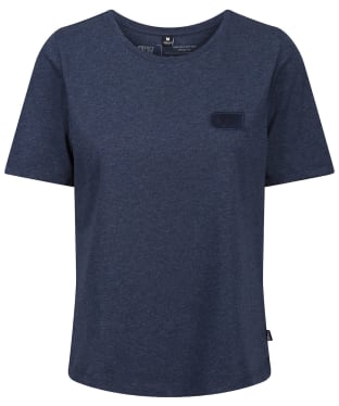 Women’s Picture Key Short Sleeve Cotton T-Shirt - Dark Blue Melange