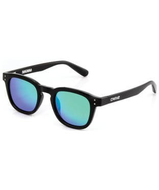 Carve Havana Polycarbonate Frame Sunglasses - Gloss Black / Grey