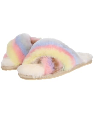 Women’s EMU Mayberry Rainbow Sheepskin Slippers - Pastel