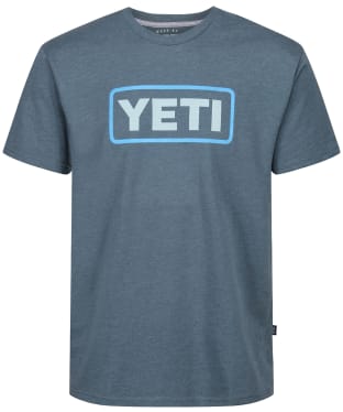 YETI Logo Badge Short Sleeve Crew Neck T-Shirt - Indigo