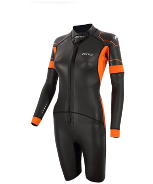 Women’s Zone3 Versa Watersport Wetsuit - Black / Orange