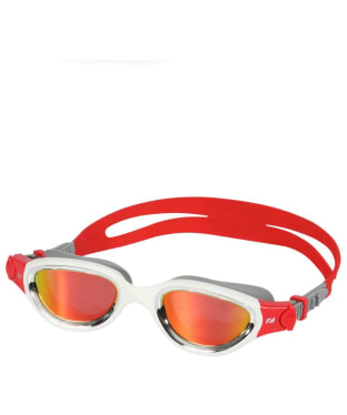 Zone3 Venator-X Swim Goggles - Polarized Revo Red Lens - Silver / White / Red