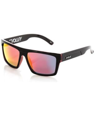 Carve Volley Polycarbonate Sunglasses - Black / Red Iridium