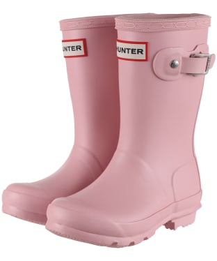 short light pink hunter boots