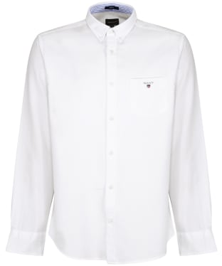 Men’s GANT Shield Texture Shirt - White