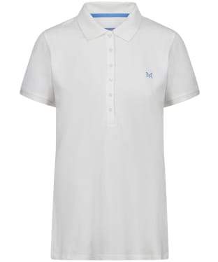 Women’s Crew Clothing Ocean Classic Polo Shirt - White
