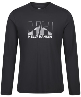 Men’s Helly Hansen Nord Graphic Long Sleeve T-Shirt - Ebony