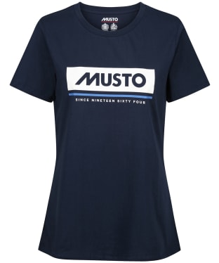 Women’s Musto Cotton Short Sleeve T-Shirt 2.0 - Navy