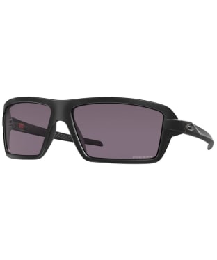 Oakley Cables Sunglasses - Grey Lens - Matt Black / Grey