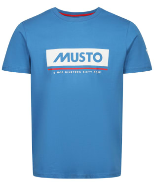 Men’s Musto Marina Logo Tee - Vallarta Blue