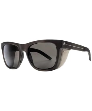 Electric JJF12 Scratch Resistant 100% UV Polarized Sunglasses - Dark Smoke / Silver