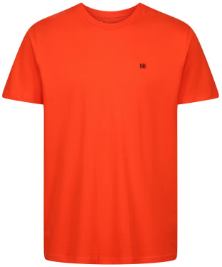 Men’s Tentree Organic Cotton Embroidered Ten T-Shirt - Electric Orange