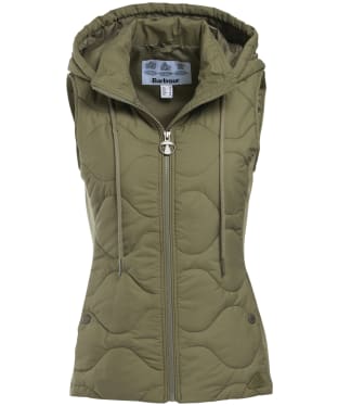 Women's Barbour Thrift Quilted Sweat Gilet - Dusky Khaki