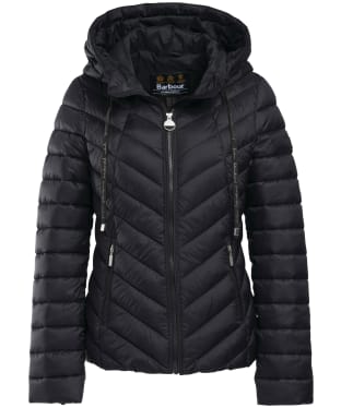 Women's Barbour International Boxster Quilted Jacket - Black