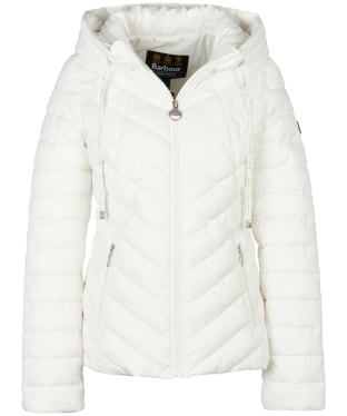 Women's Barbour International Boxster Quilted Jacket - Optic White